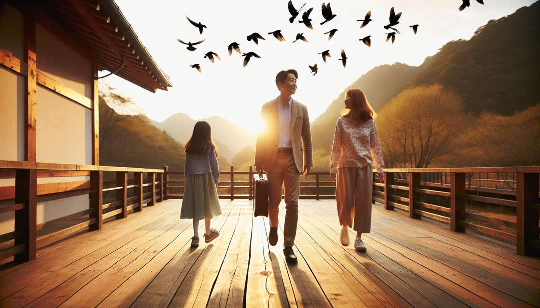 멜로디 데크는 숲 속 마법 같은 장소에서 순수한 마음을 가진 아이들이 발을 디딜 때 자연의 소리를 들려주는 신비로운 나무 데크입니다